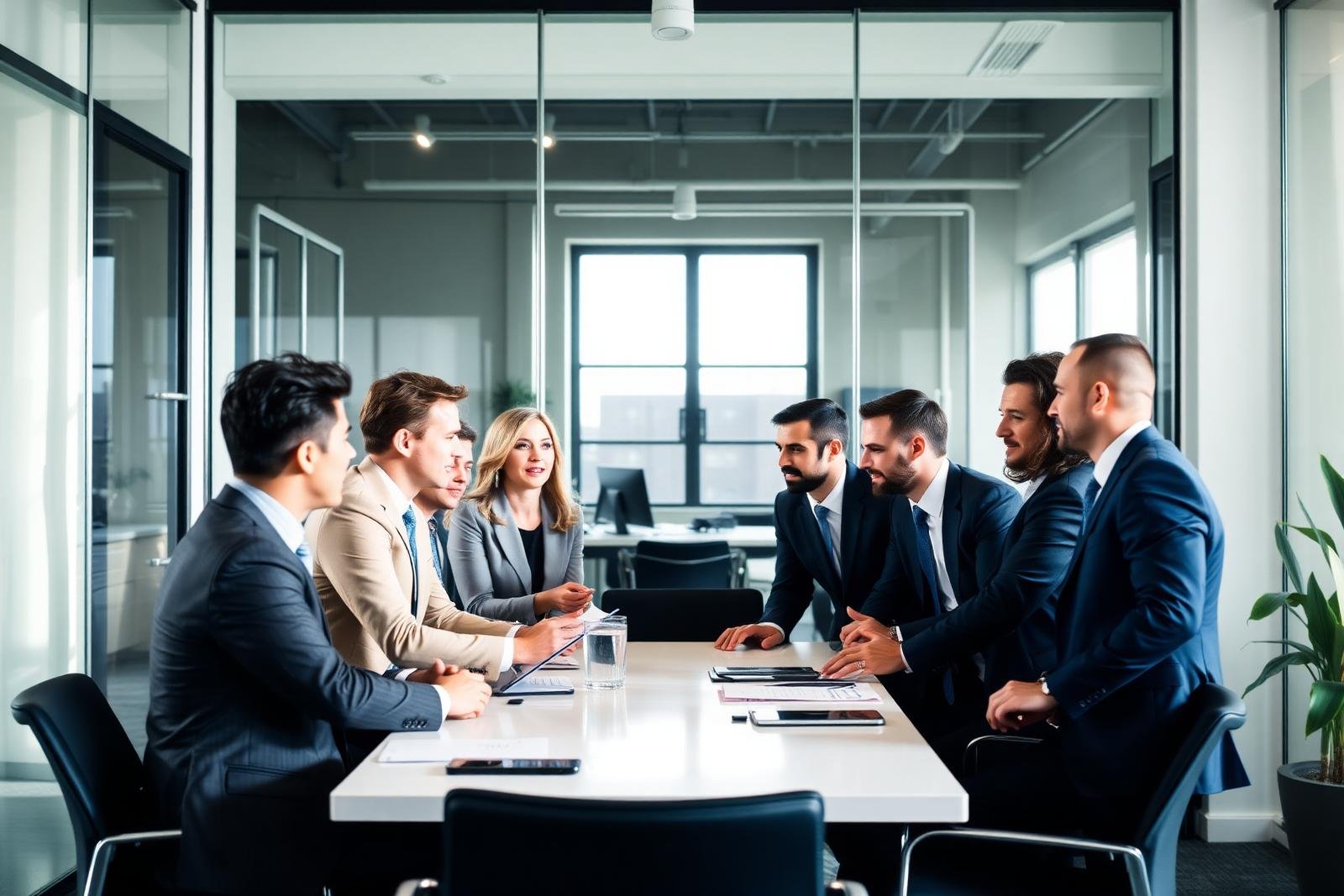 Synergi advisors meeting with executive team